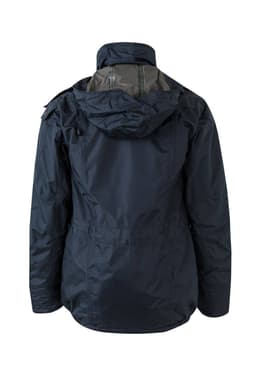 Parka acolchada impermeable multibolsillos
