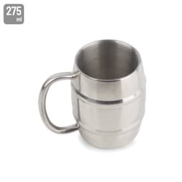 JARRA ACERO INOXIDABLE DOBLE CAPA 275ML "SINBORG"