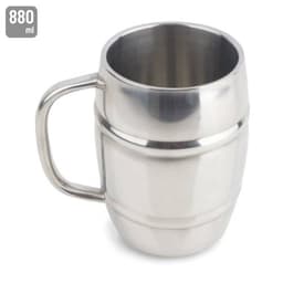 JARRA ACERO INOXIDABLE DOBLE CAPA 880ML "OSBY"