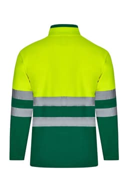 Chaqueta polar bicolor