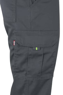 Pantalón stretch bicolor multibolsillos