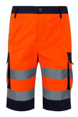 Bermudas bicolor multibolsillos