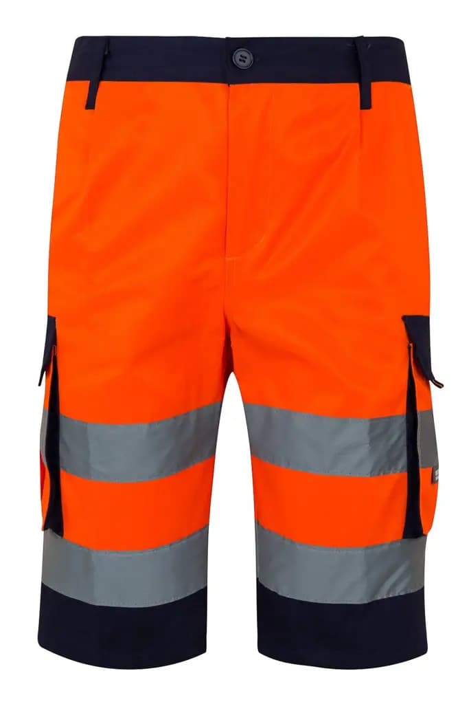 Bermudas bicolor multibolsillos