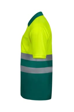 Polo bicolor manga corta