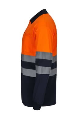 Polo bicolor manga larga