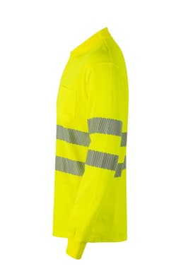 Polo algodón manga larga cinta segmentada