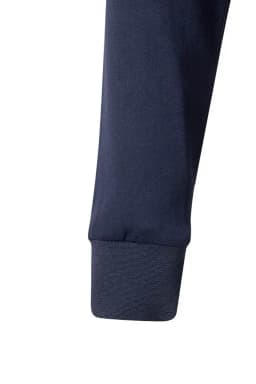 Polo algodón bicolor manga larga cinta segmentada