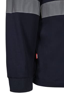 Camiseta algodón bicolor manga larga