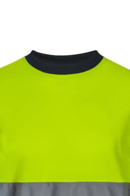 Camiseta algodón bicolor manga larga