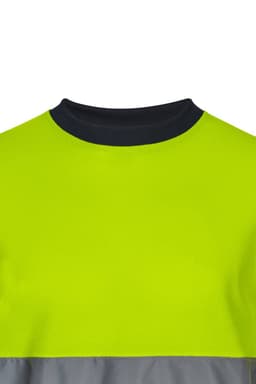 Camiseta algodón bicolor manga larga