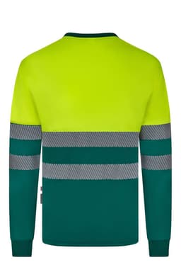 Camiseta algodón bicolor manga larga cinta segmentada