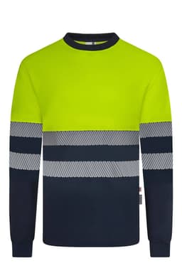 Camiseta algodón bicolor manga larga cinta segmentada