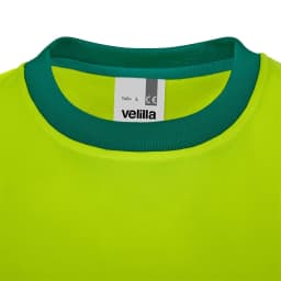 Camiseta poliéster reciclado bicolor manga corta cinta segmentada