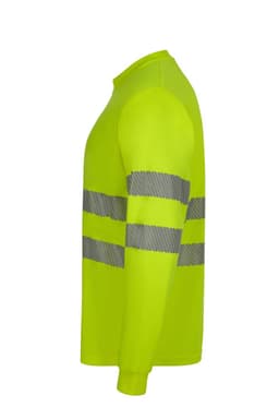 Camiseta poliéster reciclado manga larga cinta segmentada