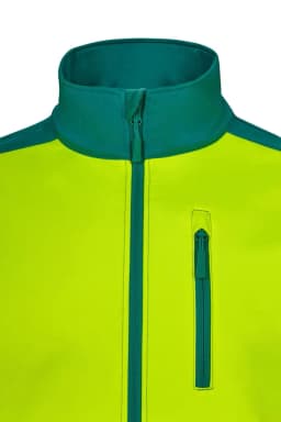 Cazadora soft shell bicolor