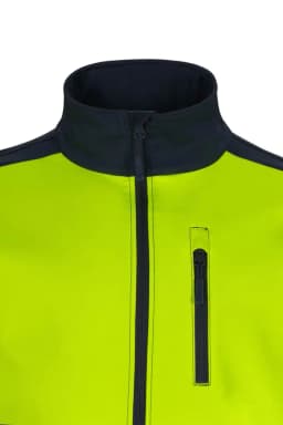 Cazadora soft shell bicolor