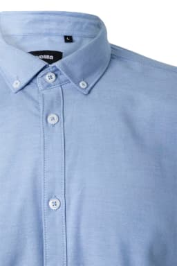 Camisa oxford stretch manga larga hombre
