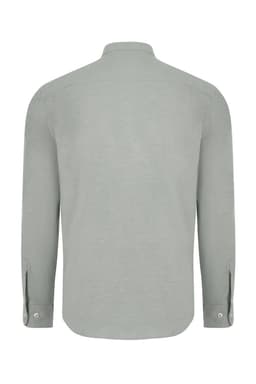 Camisa oxford stretch manga larga hombre