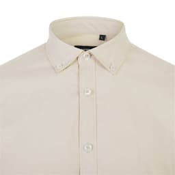 Camisa oxford stretch manga larga hombre