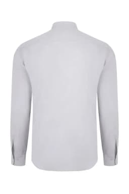 Camisa oxford stretch manga larga hombre