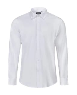 Camisa oxford stretch manga larga hombre