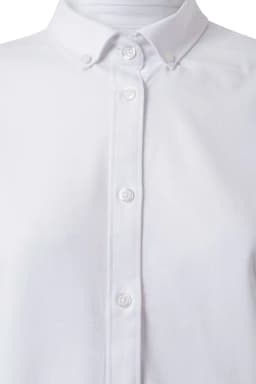 Camisa oxford stretch manga larga mujer
