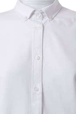 Camisa oxford stretch manga larga mujer
