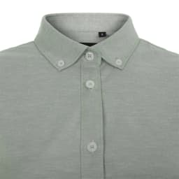 Camisa oxford stretch manga larga mujer