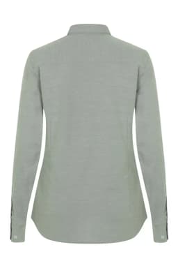 Camisa oxford stretch manga larga mujer