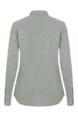 Camisa oxford stretch manga larga mujer