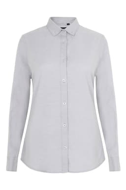 Camisa oxford stretch manga larga mujer