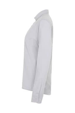 Camisa oxford stretch manga larga mujer