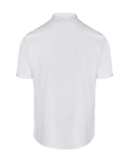 Camisa cuello tirilla stretch manga corta hombre