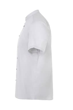 Camisa cuello tirilla stretch manga corta hombre