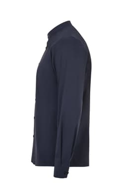 Camisa cuello tirilla stretch manga larga hombre