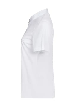 Camisa cuello tirilla stretch manga corta mujer