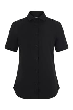 Camisa manga corta stretch mujer