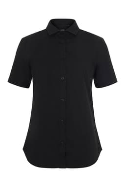 Camisa manga corta stretch mujer