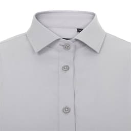 Camisa manga corta stretch mujer