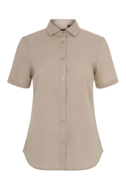Camisa manga corta stretch mujer