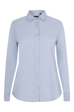 Camisa manga larga stretch mujer