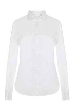 Camisa manga larga stretch mujer