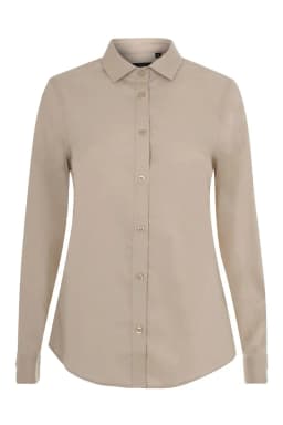 Camisa manga larga stretch mujer