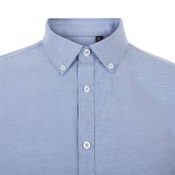 Camisa oxford stretch manga corta hombre