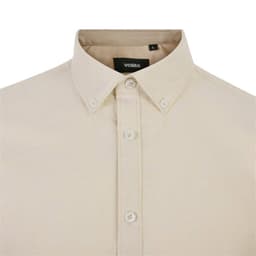 Camisa oxford stretch manga corta hombre