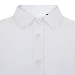 Camisa oxford stretch manga corta mujer