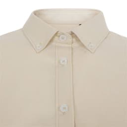 Camisa oxford stretch manga corta mujer