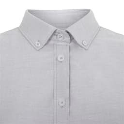 Camisa oxford stretch manga corta mujer