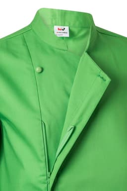 Chaqueta de cocina con cremallera