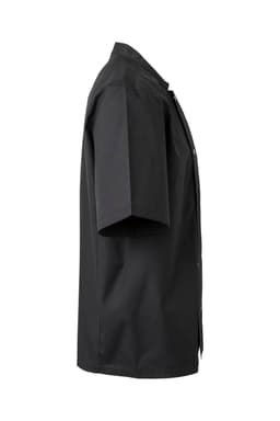 Chaqueta de cocina con automáticos manga corta